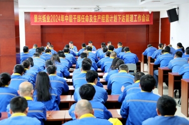 开拓创新 铿锵前行|8868体育手机版登录入口召开2024年中层干部任命及生产经营计划下达管理工作会议