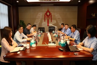 中国进出口银行浙江省分行行长彭豪一行莅临8868体育手机版登录入口开展银企高层会谈活动